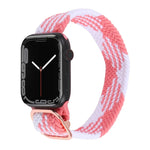 Pulseira Trançada de Nylon para Apple Watch Series, 7 45mm / 6&SE&5&4 44mm / 3&2&1 42mm