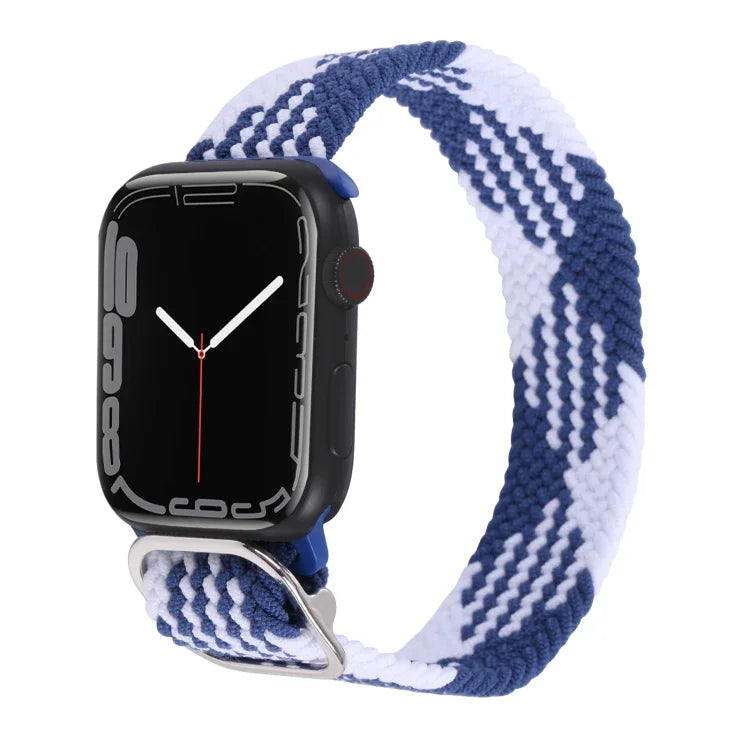 Pulseira Trançada de Nylon para Apple Watch Series, 7 45mm / 6&SE&5&4 44mm / 3&2&1 42mm