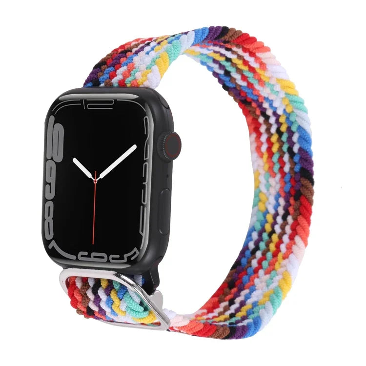 Pulseira Trançada de Nylon para Apple Watch Series, 7 45mm / 6&SE&5&4 44mm / 3&2&1 42mm