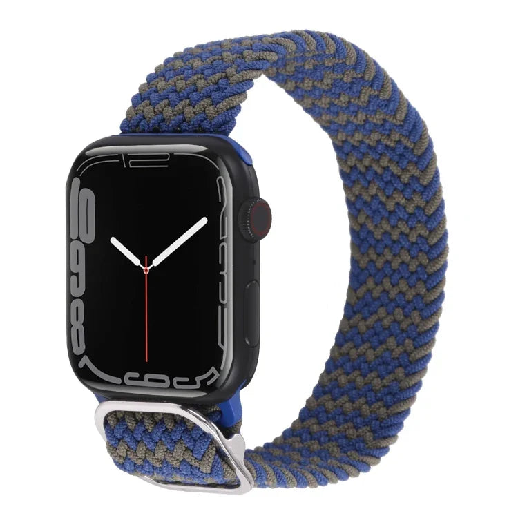 Pulseira Trançada de Nylon para Apple Watch Series, 7 45mm / 6&SE&5&4 44mm / 3&2&1 42mm