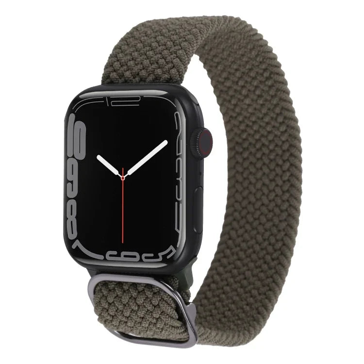 Pulseira Trançada de Nylon para Apple Watch Series, 7 45mm / 6&SE&5&4 44mm / 3&2&1 42mm