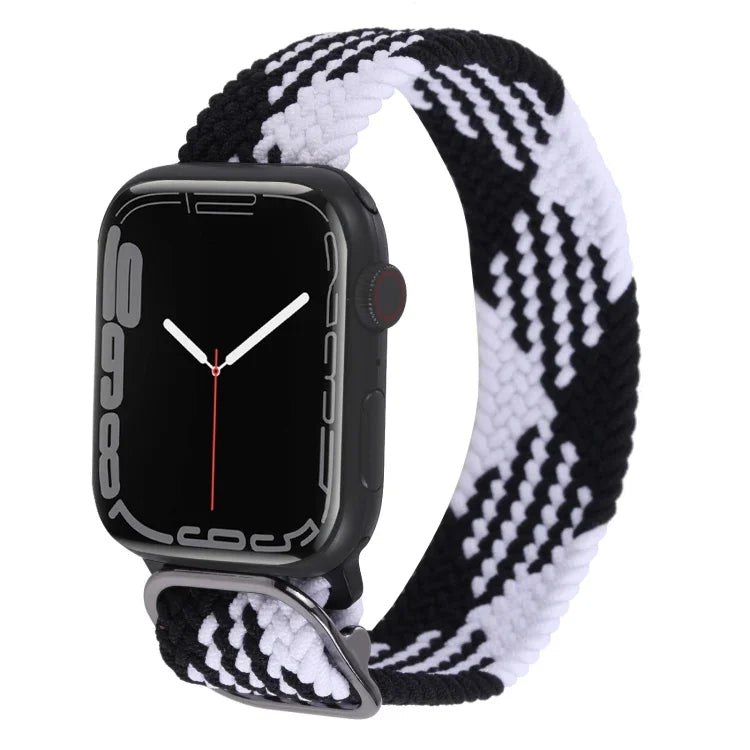 Pulseira Trançada de Nylon para Apple Watch Series, 7 45mm / 6&SE&5&4 44mm / 3&2&1 42mm