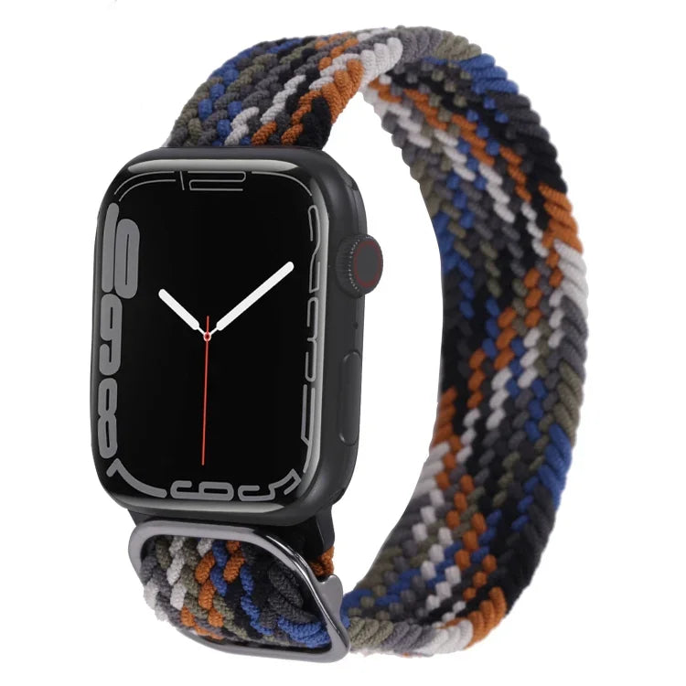 Pulseira Trançada de Nylon para Apple Watch Series, 7 45mm / 6&SE&5&4 44mm / 3&2&1 42mm