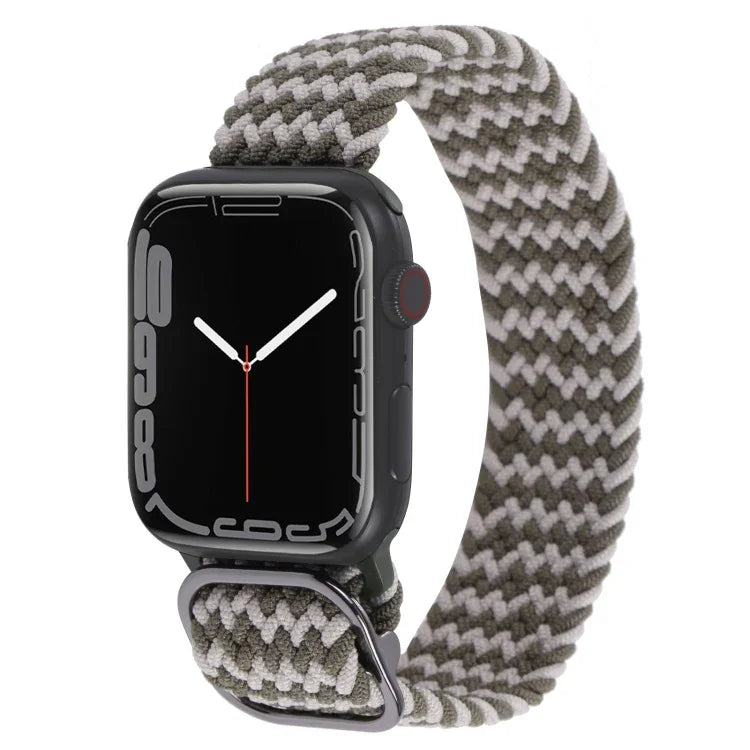 Pulseira Trançada de Nylon para Apple Watch Series, 7 45mm / 6&SE&5&4 44mm / 3&2&1 42mm