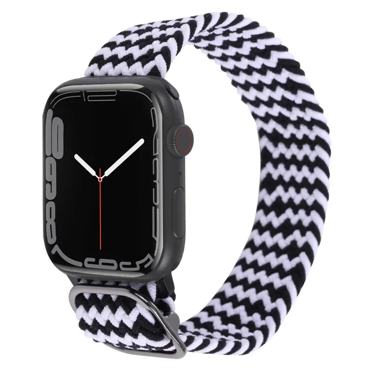 Pulseira Trançada de Nylon para Apple Watch Series, 7 45mm / 6&SE&5&4 44mm / 3&2&1 42mm