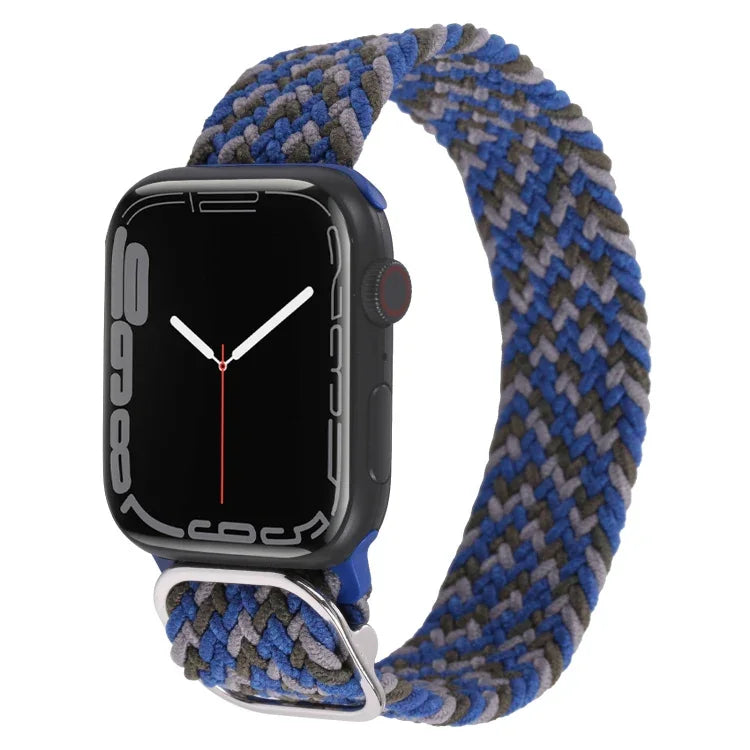 Pulseira Trançada de Nylon para Apple Watch Series, 7 45mm / 6&SE&5&4 44mm / 3&2&1 42mm