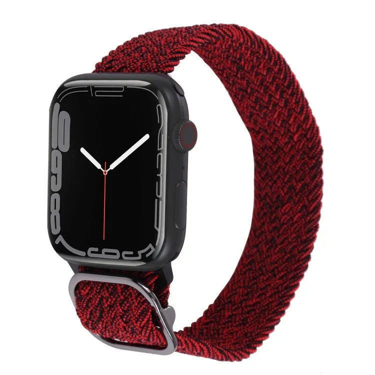 Pulseira Trançada de Nylon para Apple Watch Series, 7 45mm / 6&SE&5&4 44mm / 3&2&1 42mm