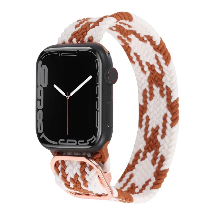 Pulseira Trançada de Nylon para Apple Watch Series, 7 45mm / 6&SE&5&4 44mm / 3&2&1 42mm