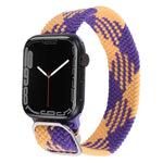 Pulseira Trançada de Nylon para Apple Watch Series, 7 45mm / 6&SE&5&4 44mm / 3&2&1 42mm