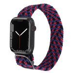 Pulseira Trançada de Nylon para Apple Watch Series, 7 45mm / 6&SE&5&4 44mm / 3&2&1 42mm
