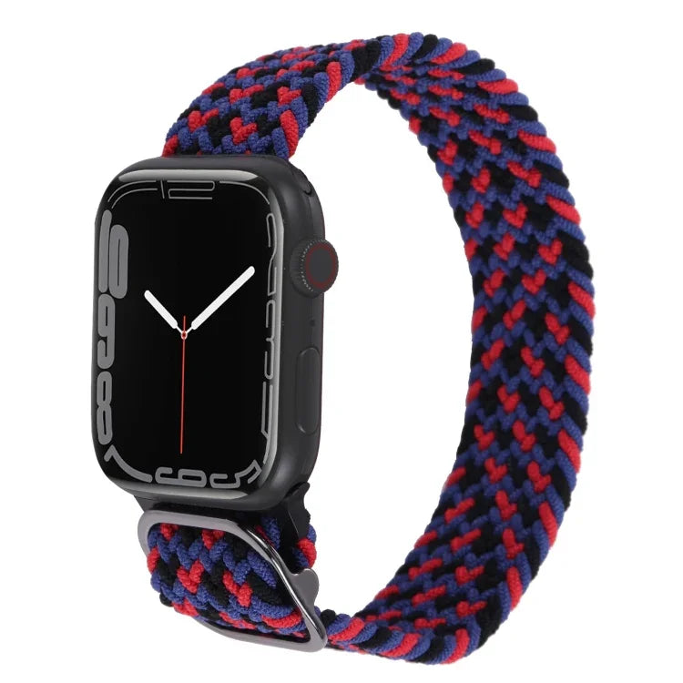 Pulseira Trançada de Nylon para Apple Watch Series, 7 45mm / 6&SE&5&4 44mm / 3&2&1 42mm