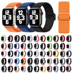 Pulseira Trançada de Nylon para Apple Watch Series, 7 45mm / 6&SE&5&4 44mm / 3&2&1 42mm