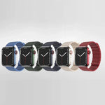 Pulseira Magnética em Silicone Líquido Mutural para Apple Watch Series, 7 41mm / 6&SE&5&4 40mm / 3&2&1 38mm, 7 45mm / 6&SE&5&4 44mm / 3&2&1 42mm