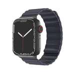 Pulseira Magnética em Silicone Líquido Mutural para Apple Watch Series, 7 41mm / 6&SE&5&4 40mm / 3&2&1 38mm, 7 45mm / 6&SE&5&4 44mm / 3&2&1 42mm