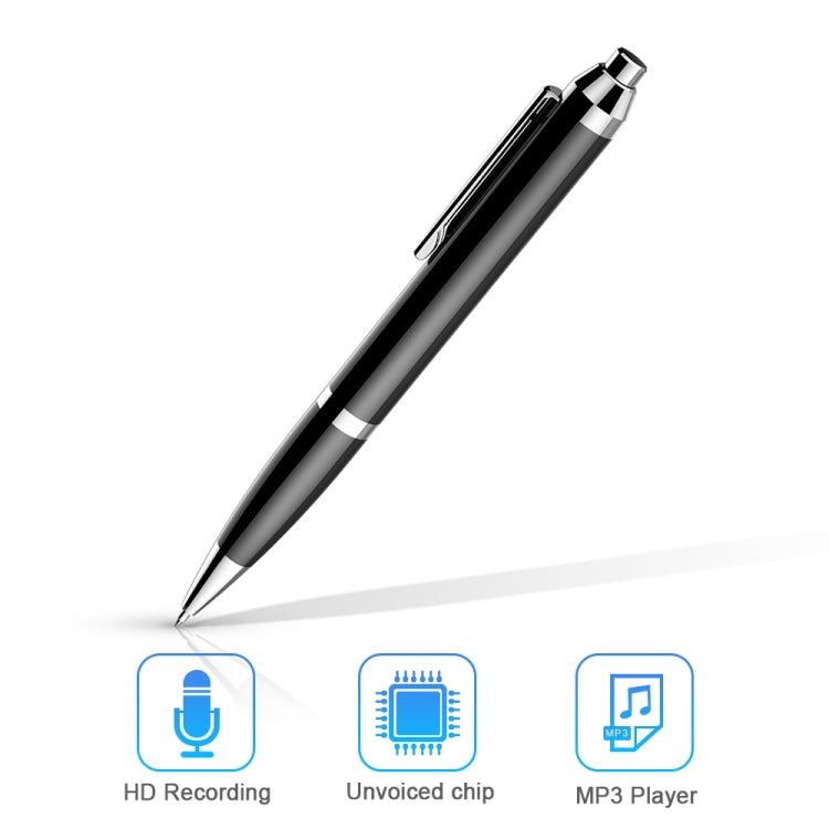 Caneta Gravadora Digital Inteligente Q90 com Redução de Ruído HD, 4GB, 8GB, 16GB, 32GB
