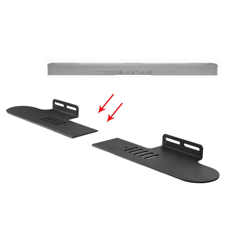 Suporte de Parede para Barra de Som Split, Para Ohayo H6 / H8, Para Amoi U2 / U5 / U6 / U7, Para Coluna Garinemax, Para Sansui 91W, Para DENON DHT-S316, Para Coluna BOSE TV, Para Edifier B3 / B7 / B8