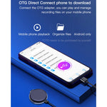 Gravador de Voz Q39 com IA, Redução de Ruído em Alta Definição e Controlo de Voz, 4GB, 8GB, 16GB, 32GB