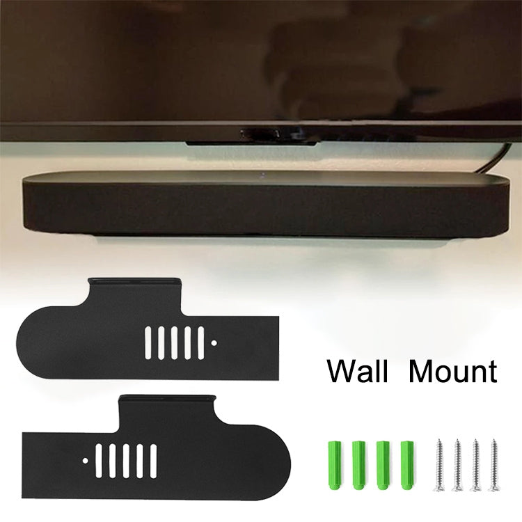 Suporte de Parede para Barra de Som Dividida, Para Xiaomi Redmi Speaker, Para Xiaodu Soundbar, Para JY AUDIO A9K, Para HiVi K1000, Para Coocaa Live-1 / Live-2 / Live-3, Para KEF HTF7003, Para DALI Katch One, Para Ibass 9100K