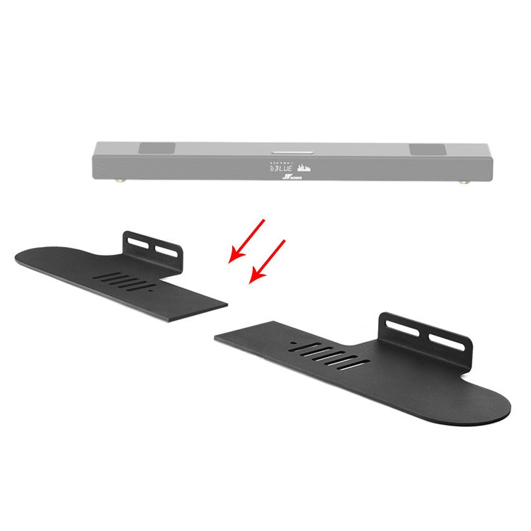 Suporte de Parede para Barra de Som Dividida, Para Xiaomi Redmi Speaker, Para Xiaodu Soundbar, Para JY AUDIO A9K, Para HiVi K1000, Para Coocaa Live-1 / Live-2 / Live-3, Para KEF HTF7003, Para DALI Katch One, Para Ibass 9100K