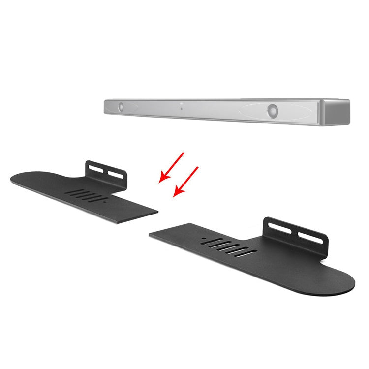 Suporte de Parede para Barra de Som Dividida, Para Xiaomi Redmi Speaker, Para Xiaodu Soundbar, Para JY AUDIO A9K, Para HiVi K1000, Para Coocaa Live-1 / Live-2 / Live-3, Para KEF HTF7003, Para DALI Katch One, Para Ibass 9100K