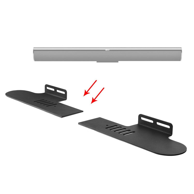 Suporte de Parede para Barra de Som Dividida, Para Xiaomi Redmi Speaker, Para Xiaodu Soundbar, Para JY AUDIO A9K, Para HiVi K1000, Para Coocaa Live-1 / Live-2 / Live-3, Para KEF HTF7003, Para DALI Katch One, Para Ibass 9100K