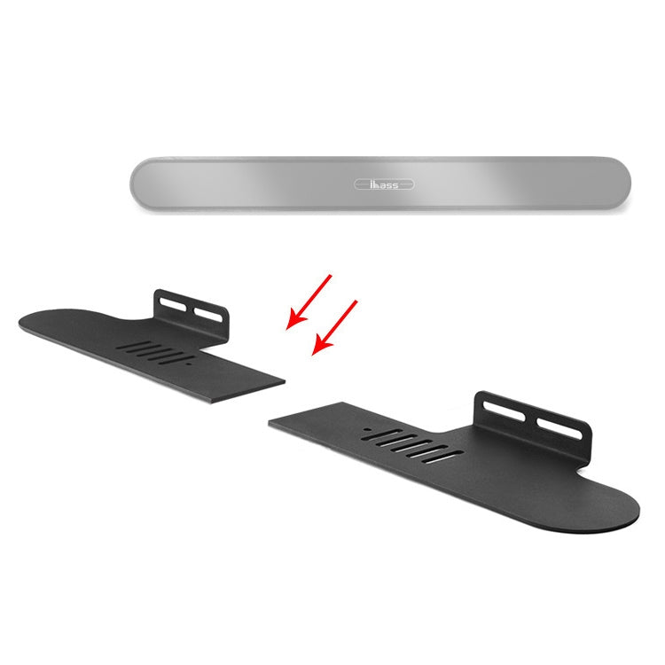 Suporte de Parede para Barra de Som Dividida, Para Xiaomi Redmi Speaker, Para Xiaodu Soundbar, Para JY AUDIO A9K, Para HiVi K1000, Para Coocaa Live-1 / Live-2 / Live-3, Para KEF HTF7003, Para DALI Katch One, Para Ibass 9100K