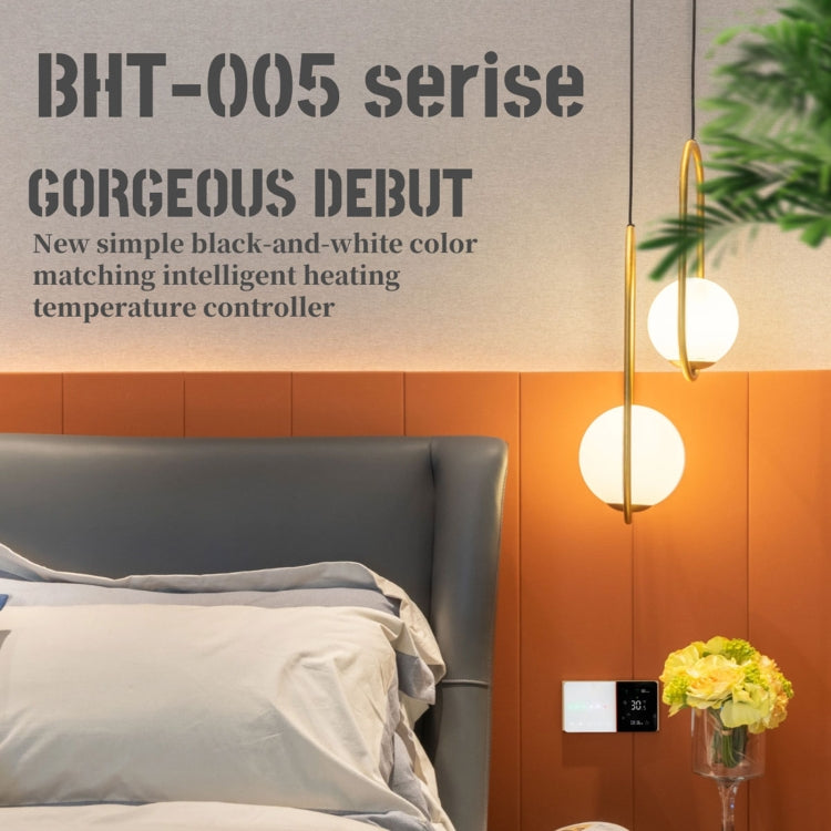 Termostato Inteligente para Aquecimento Doméstico BHT-005-GC 220V AC 3A para Caixa EU, Controlo de Caldeira com Sensor Interno Apenas, BHT-005-GC