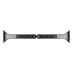 Pulseira de Couro com Diamantes para Apple Watch Series, 7 41mm / 6&SE&5&4 40mm / 3&2&1 38mm, 7 45mm / 6&SE&5&4 44mm / 3&2&1 42mm