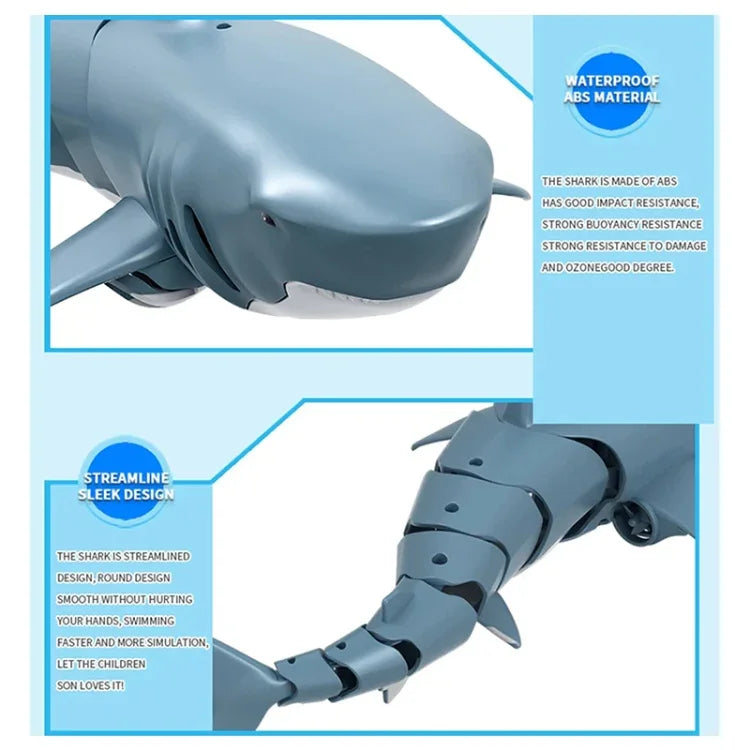 MoFun H151-1 Simulador de Tubarão Impermeável com Comando Remoto 2.4G 4 canais, H151-1