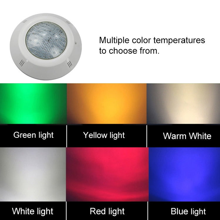 Lâmpada de Parede para Piscina em ABS, Luz Subaquática LED, 6W, 9W, 12W, 15W, 18W, 24W