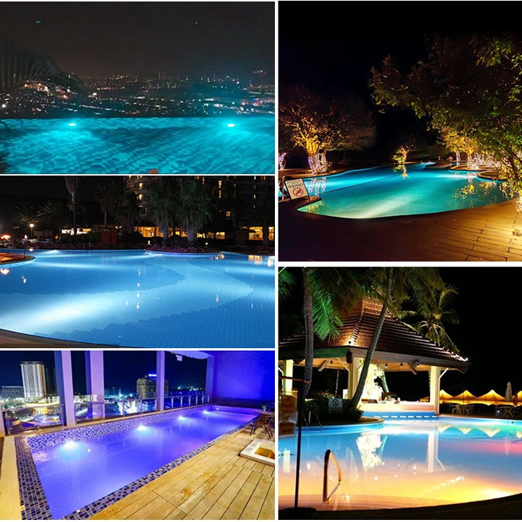Lâmpada de Parede para Piscina em ABS, Luz Subaquática LED, 6W, 9W, 12W, 15W, 18W, 24W