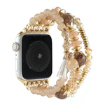 Pearl Strap Watchband For Apple Watch Series, 7 41mm / 6&SE&5&4 40mm / 3&2&1 38mm, 7 45mm / 6&SE&5&4 44mm / 3&2&1 42mm