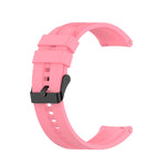 Silicone Black Buckle Watchband, For Huawei Watch GT 3 46mm/GT Runner, For Huawei Watch GT 3 42mm