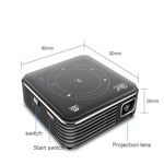 Projetor Inteligente P11 854x480 DLP com Controlo Remoto Infravermelho, Android 9.0, 4GB+32GB, Ficha UE, Ficha US, Ficha UK, Ficha AU