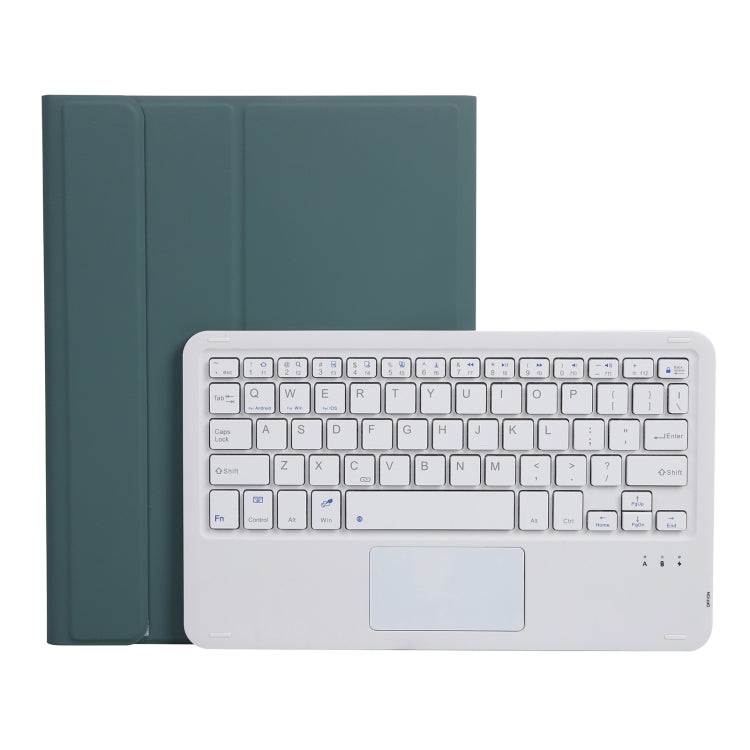 A07B-A Capa de Couro para Teclado Bluetooth com Teclas Quadradas e Textura de Pele de Cordeiro com Controlo Tátil para iPad, Para iPad 9,7 2018 & 2017 / Pro 9,7 polegadas / Air 2, Para iPad Pro 10,5 polegadas / 10,2 2021 & 2020 & 2019 / Air 3