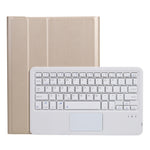 A07B-A Capa de Couro para Teclado Bluetooth com Teclas Quadradas e Textura de Pele de Cordeiro com Controlo Tátil para iPad, Para iPad 9,7 2018 & 2017 / Pro 9,7 polegadas / Air 2, Para iPad Pro 10,5 polegadas / 10,2 2021 & 2020 & 2019 / Air 3