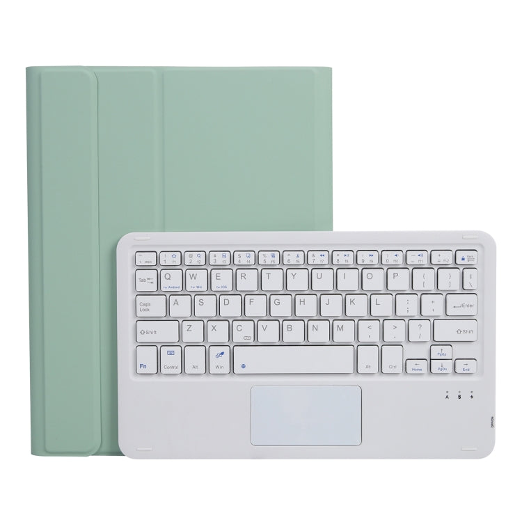A07B-A Capa de Couro para Teclado Bluetooth com Teclas Quadradas e Textura de Pele de Cordeiro com Controlo Tátil para iPad, Para iPad 9,7 2018 & 2017 / Pro 9,7 polegadas / Air 2, Para iPad Pro 10,5 polegadas / 10,2 2021 & 2020 & 2019 / Air 3