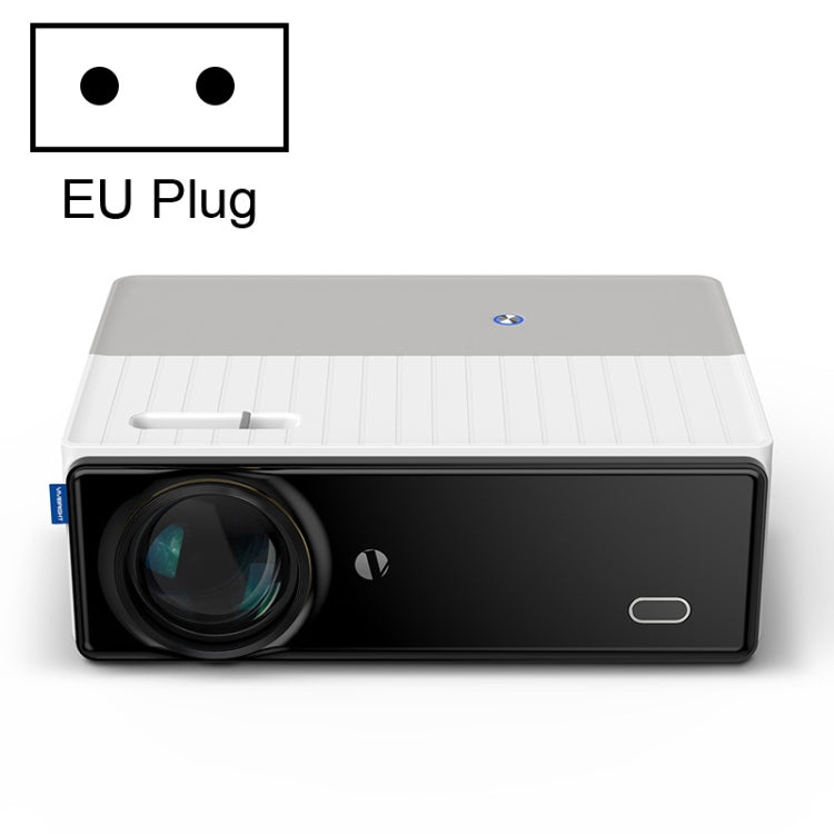 Projetor Digital LCD + LED HD D5000 1920x1080P 420ANSI 6000 Lumens, Versão Básica, Espelhamento de Ecrã, Android 9.0