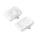 Carregador Sem Fios Duplo para Auriculares e Relógio com Interface Tipo-C JJT-997 para AirPods & iWatch