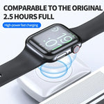 Carregador Sem Fios Duplo para Auriculares e Relógio com Interface Tipo-C JJT-997 para AirPods & iWatch