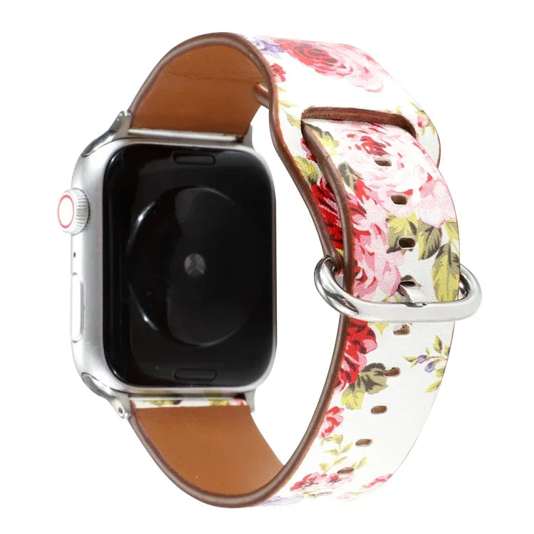 Bracelete de Relógio Floral, Para Apple Watch Série, Para Apple Watch Série 5