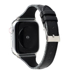 Bracelete de Relógio em Pele Genuína com Risca de Costura, Para Apple Watch Série, Para Apple Watch Série 5