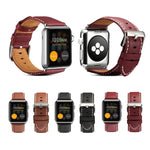 Correia de Relógio em Pele Genuína Ecológica, Para Apple Watch Series, Para Apple Watch Series 5