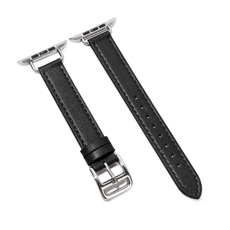 Pulseira de Couro de Vaca 14mm para Apple Watch Series, 7 41mm/6&SE&5&4 40mm/3&2&1 38mm, 7 45mm/6&SE&5&4 44mm/3&2&1 42mm
