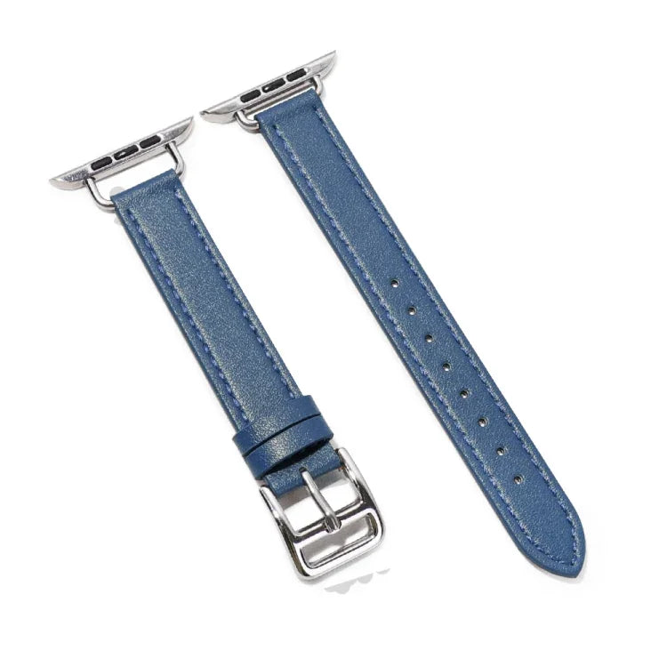 Pulseira de Couro de Vaca 14mm para Apple Watch Series, 7 41mm/6&SE&5&4 40mm/3&2&1 38mm, 7 45mm/6&SE&5&4 44mm/3&2&1 42mm