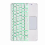 H-102CS Capa de Couro com Teclado Bluetooth Retroiluminado Touch com Suporte Traseiro Trifold, Para iPad 10.2 2020 & 2019 / Pro 10.5 polegadas