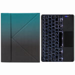 H-102CS Capa de Couro com Teclado Bluetooth Retroiluminado Touch com Suporte Traseiro Trifold, Para iPad 10.2 2020 & 2019 / Pro 10.5 polegadas