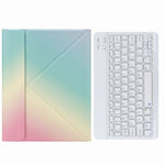 H-102 Capa de Couro com Teclado Bluetooth com Suporte Traseiro Trifold, Para iPad 10.2 2020 & 2019 / Pro 10.5 polegadas, Para iPad 9.7 2018 & 2017, Para iPad Pro 11 polegadas 2021 & 2020 & 2018 / Air 2020 10.9