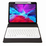 H-102 Capa de Couro com Teclado Bluetooth com Suporte Traseiro Trifold, Para iPad 10.2 2020 & 2019 / Pro 10.5 polegadas, Para iPad 9.7 2018 & 2017, Para iPad Pro 11 polegadas 2021 & 2020 & 2018 / Air 2020 10.9