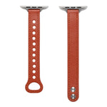 Pulseira de Couro com Dois Rebites para Apple Watch Series, 7 41mm / 6&SE&5&4 40mm / 3&2&1 38mm, 7 45mm / 6&SE&5&4 44mm / 3&2&1 42mm